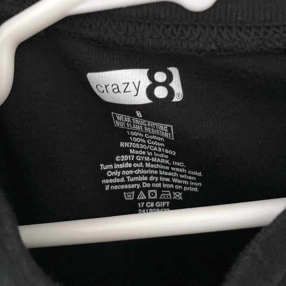 Crazy 8 Robot Long Sleeve Pajama Set Size 8 - Picture 5 of 6